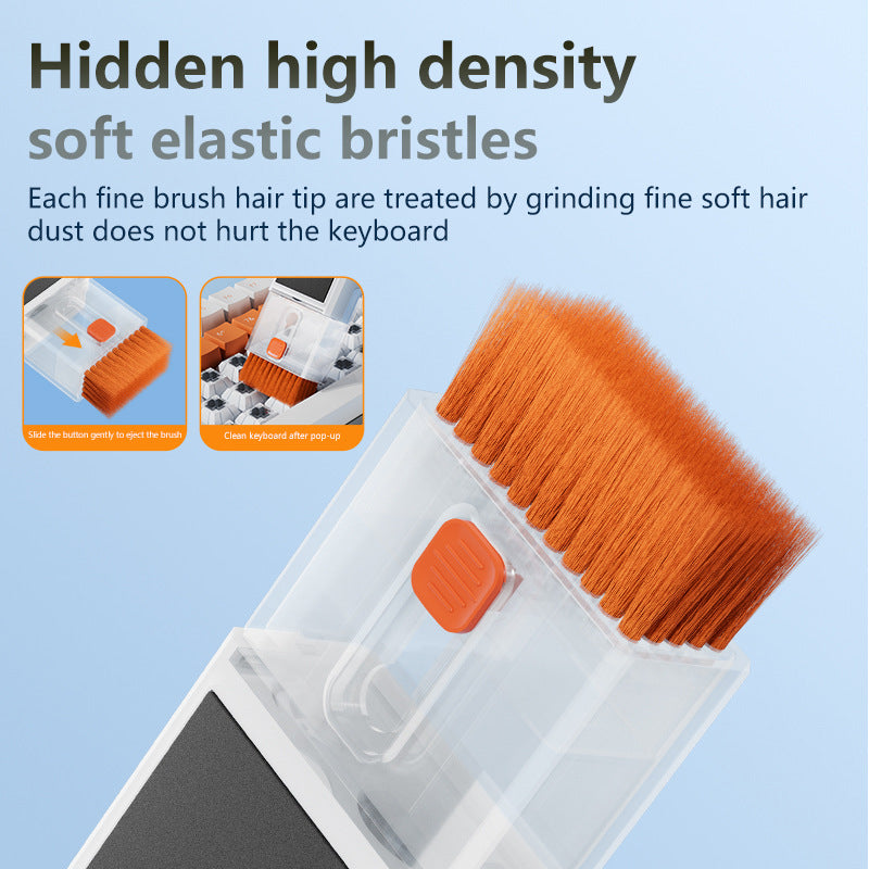 Keyboard Cleaner Laptop Cleaning Kit, All-in-One Keyboard Cleaning Kit, Laptop Cleaner Tool for MacBook iPad iPhone Computer, Portable Electronics Brush Tool for Tablet PC Camera Lens Earbuds Monitor