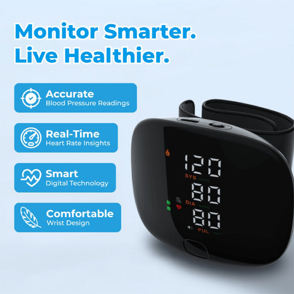 Wireless Wrist BP Monitor