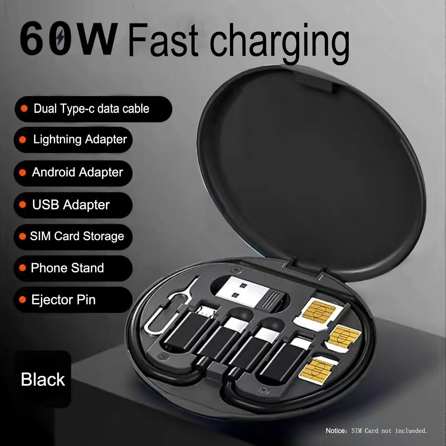 New multi USB Charging Adapter Cable Kit