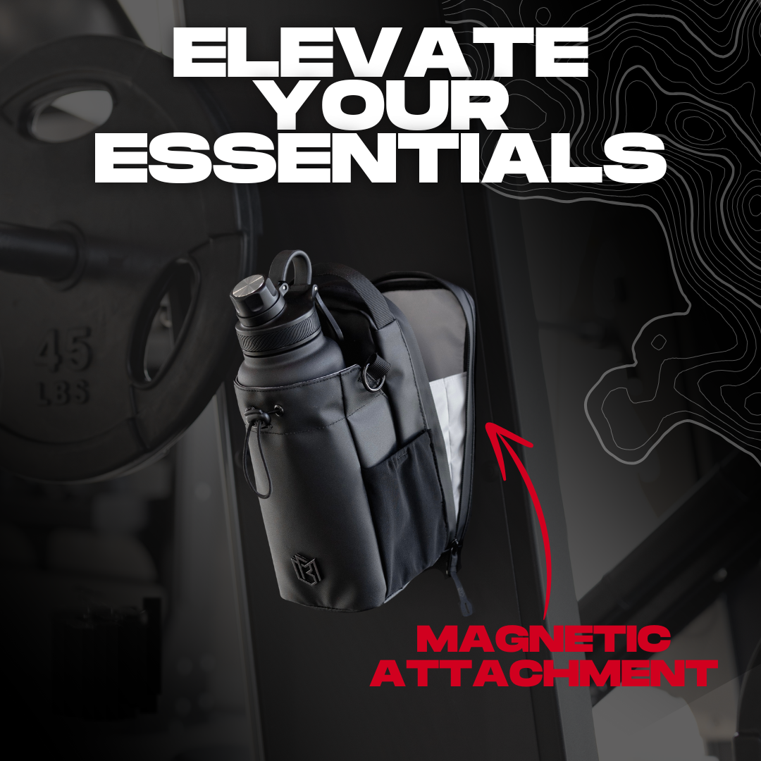 Magnetic water bottle bag