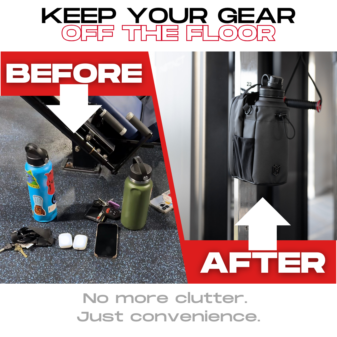 Magnetic water bottle bag