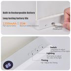 New LED Rechargeable Reading Light Desk Ambient Lamp Eye-Caring Dimmable Night Light