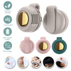 Portable Silent Mini Bladeless Fan, Clip On Waist & Neck Fan, Rechargeable Clip-On Hands-Free Fans 3 Speeds, Wearable Cooling Fans for Outdoor/Travel/Office/Shirt