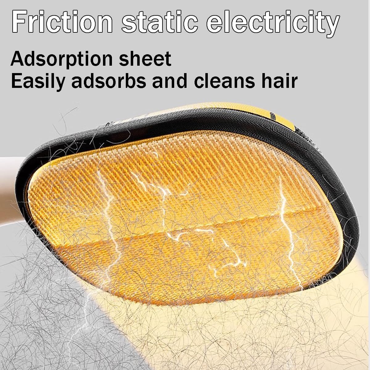 Pet Hair Removal Gloves – Reusable Electrostatic Grooming Mitts for Dogs and Cats, Double Sided Deshedding Glove for Furniture, Clothes, Sofas, Beds, Carpets & Car Seats