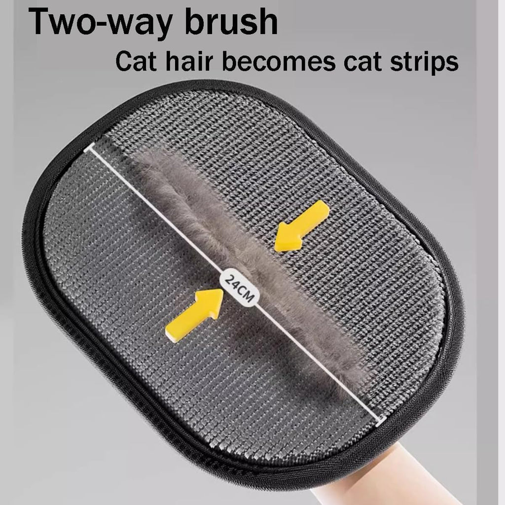 Pet Hair Removal Gloves – Reusable Electrostatic Grooming Mitts for Dogs and Cats, Double Sided Deshedding Glove for Furniture, Clothes, Sofas, Beds, Carpets & Car Seats
