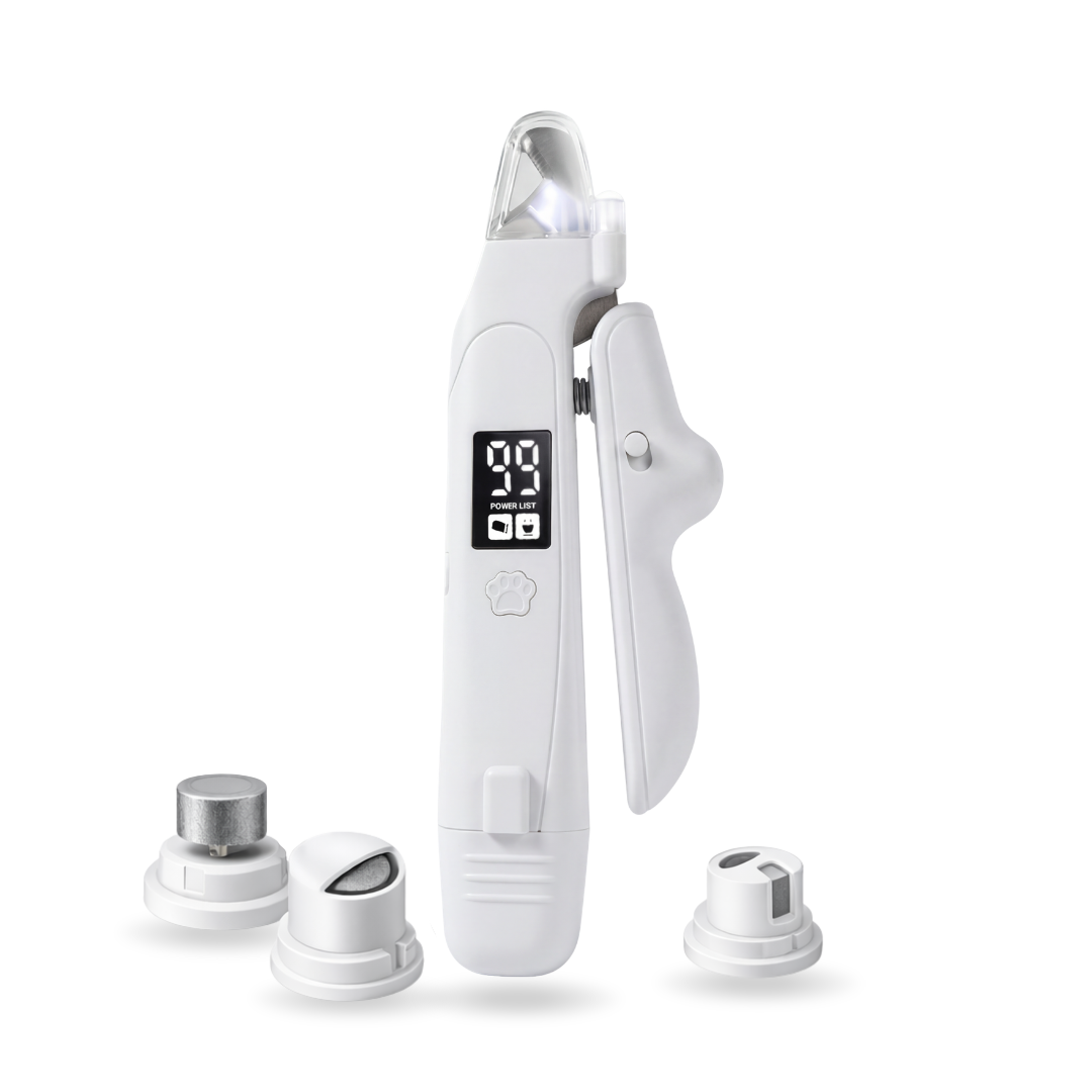 2-in-1 LED Pet Nail Clipper & Grinder for Cats & Dogs