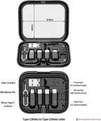 New multi USB Charging Adapter Cable Kit