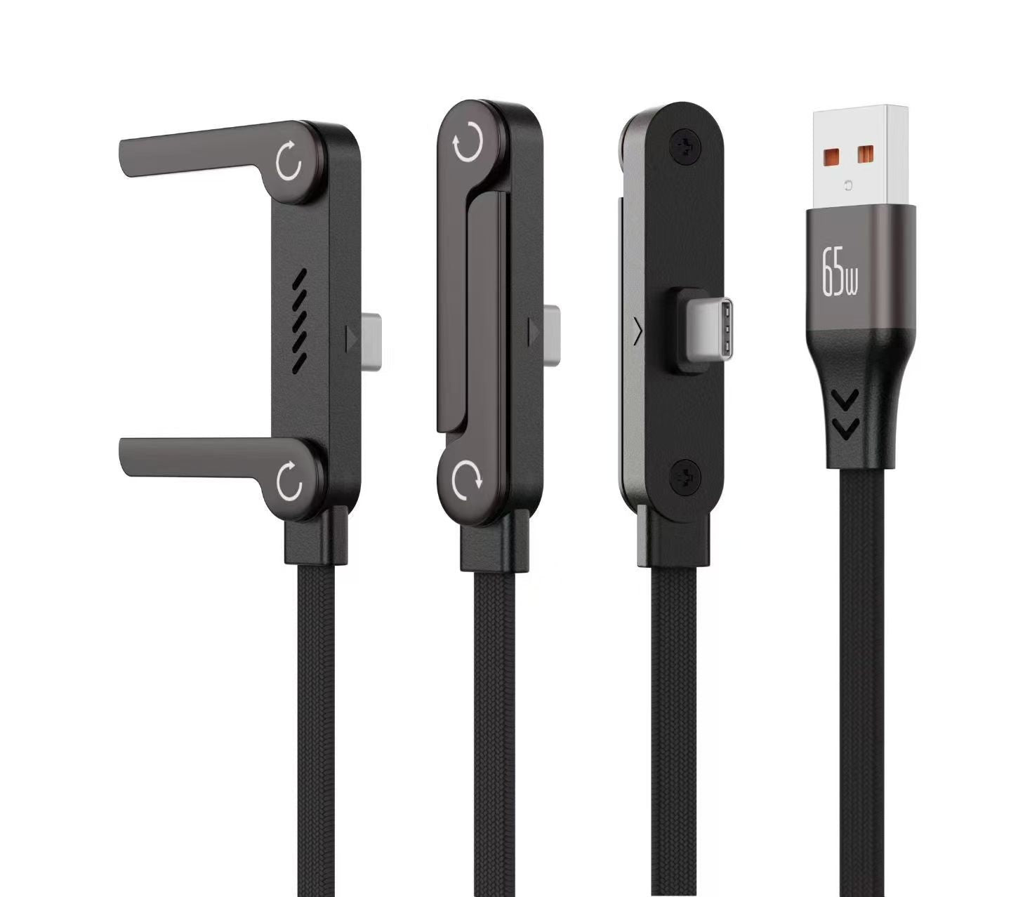 New 240W Fast Charging Foldable Phone Holder Data Cable