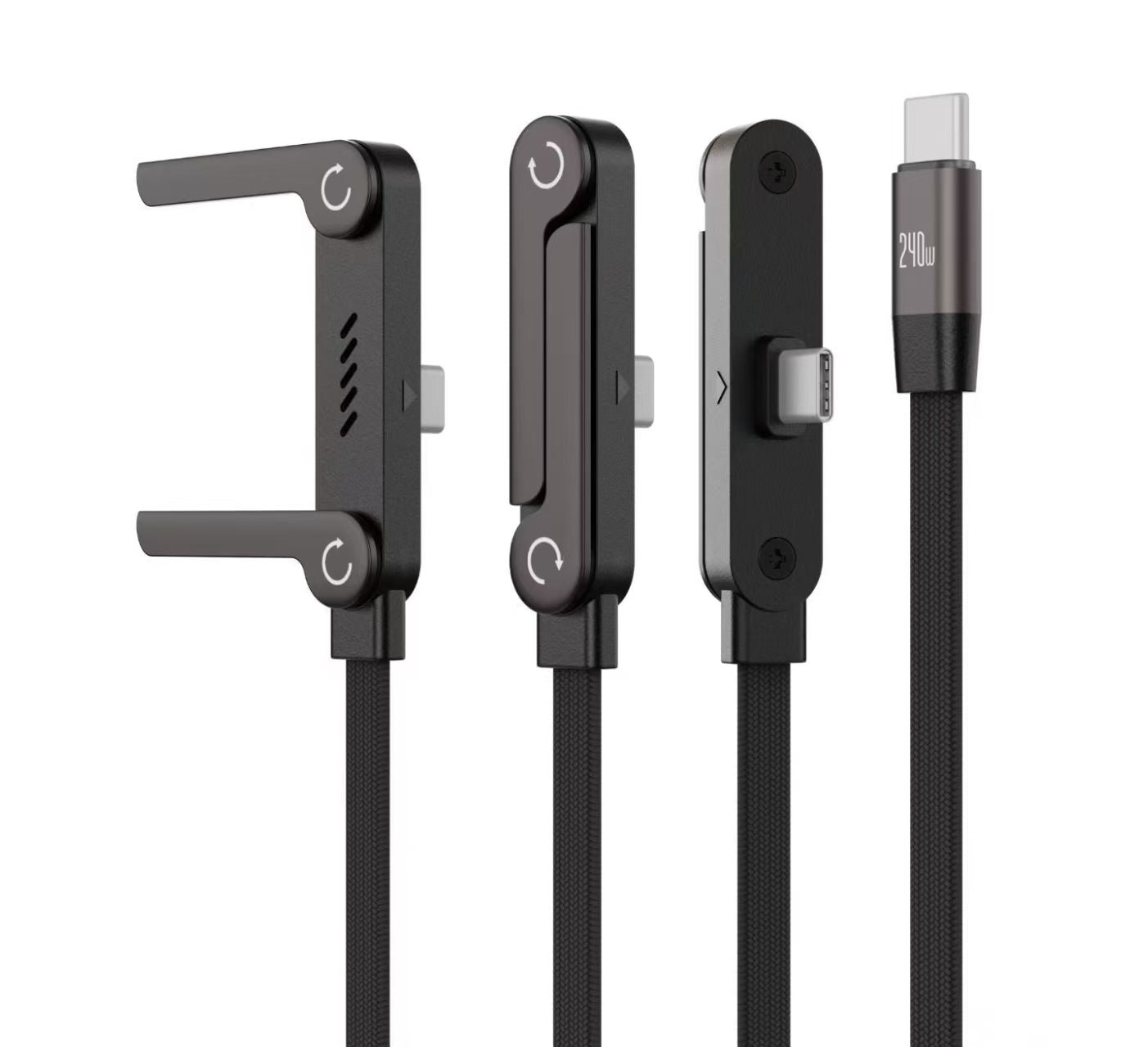 New 240W Fast Charging Foldable Phone Holder Data Cable