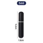Travel Perfume Atomiser Refillable, Small Portable Empty Spray Bottle, Perfume Portable Empty Cologne Refill Pump Dispenser for Outdoor Pink/Gold