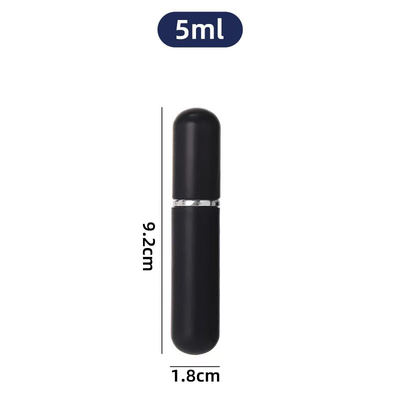 Travel Perfume Atomiser Refillable, Small Portable Empty Spray Bottle, Perfume Portable Empty Cologne Refill Pump Dispenser for Outdoor Pink/Gold