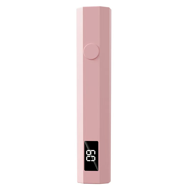 Rechargeable digital display nail art lamp with LED screen display