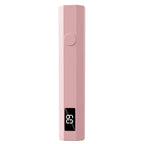 Rechargeable digital display nail art lamp with LED screen display