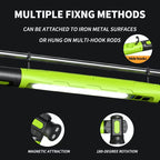 【FathersDayGift】Under Hood Work Light Bar, 3000LM LED Magnetic Light Bar with Hooks, 5200mAh Cordless Rechargeable Hood Light, Single Pack, Ideal for Mechanic, Car Repair & Garage Use