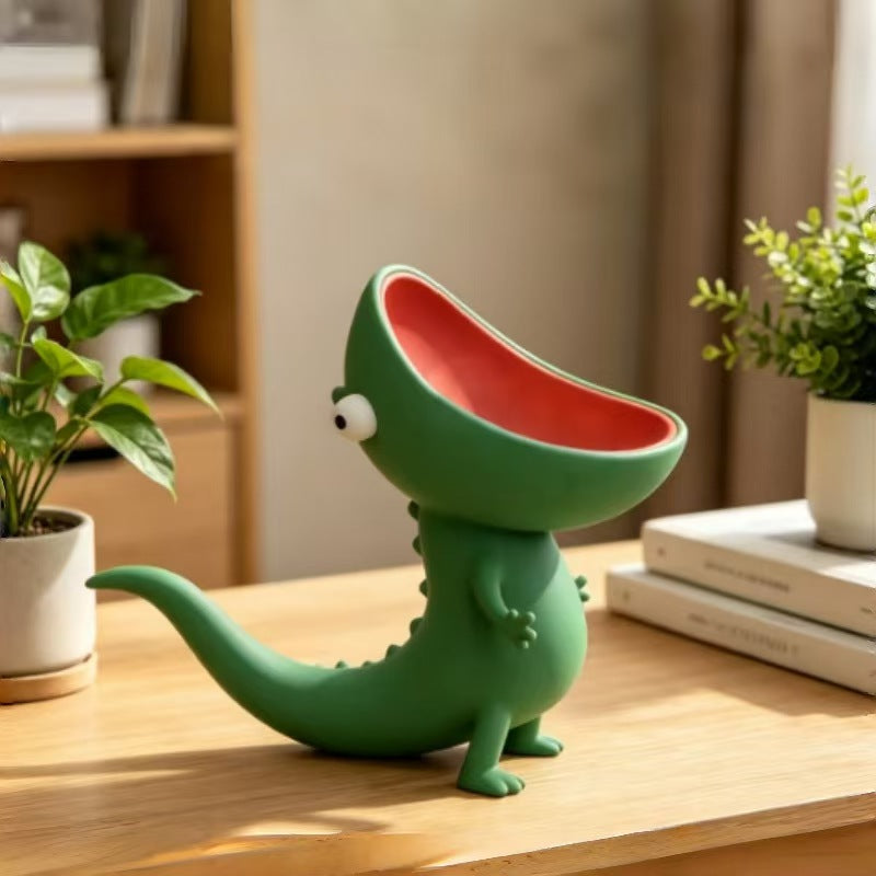 Lizard soap box decorative item