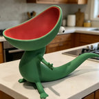 Lizard soap box decorative item