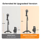 2026 Edition Four-in-One Magnetic Selfie Stick is upgraded to 25 inches longer, enhanced in stability, equipped with a wireless Bluetooth remote control, 360° rotation, and compatible with various mobile phones