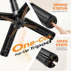 2026 Edition Four-in-One Magnetic Selfie Stick is upgraded to 25 inches longer, enhanced in stability, equipped with a wireless Bluetooth remote control, 360° rotation, and compatible with various mobile phones