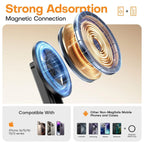 2026 Edition Four-in-One Magnetic Selfie Stick is upgraded to 25 inches longer, enhanced in stability, equipped with a wireless Bluetooth remote control, 360° rotation, and compatible with various mobile phones