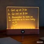 New LED Rechargeable Reading Light Desk Ambient Lamp Eye-Caring Dimmable Night Light