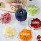 Electric Mini Food Chopper, Small Food Processor Garlic Grinder, Portable Cordless Vegetable Dicer, Kitchen Appliance Helper, for Nuts Onions Pepper Vegetable Meat