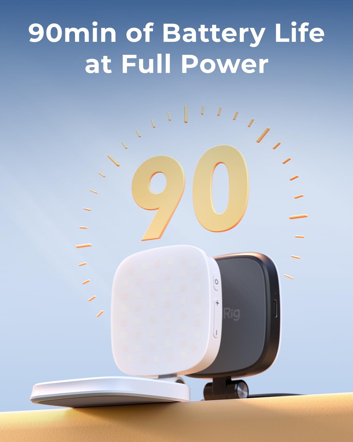 Magnetic Selfie Light for Phone, [Compatible with MagSafe] [Foldable Mirror] Diyife 360° Rotatable Phone Light Clip on, CRI95, 45 LED, 6 Modes, Portable Selfie Ring Light for Streaming, Makeup