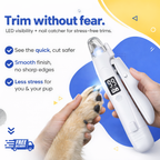 2-in-1 LED Pet Nail Clipper & Grinder for Cats & Dogs