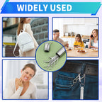 7Pcs Food Grade 304 Stainless Steel Toothpick Set，Silver Portable Pocket Toothpick Holder Reusable Metal Toothpick with a Tube for Outdoor Picnic Camping and Travel
