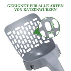 Premium Cat Litter Scooper Set - Integrated Waste Bin, Portable with Holder & Easy Storage Caddy