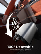 Extensible car charger 120 watts, automotive accessories, men's and women's gifts, electronic products, 12-volt car USB fast charging adapter socket, suitable for Samsung devices such as iPhone 17, 16, 13.